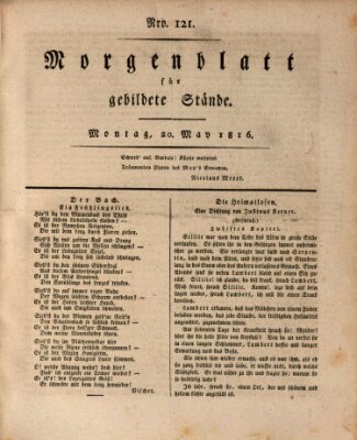 Morgenblatt für gebildete Stände Montag 20. Mai 1816