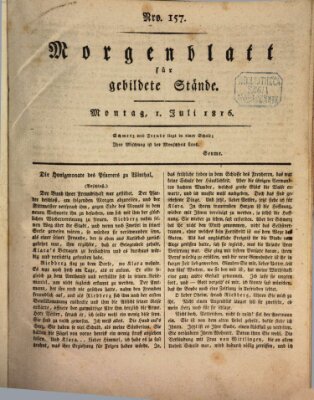 Morgenblatt für gebildete Stände Montag 1. Juli 1816