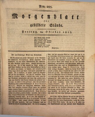 Morgenblatt für gebildete Stände Freitag 24. Oktober 1817