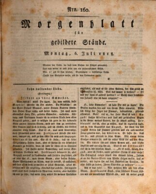 Morgenblatt für gebildete Stände Montag 6. Juli 1818