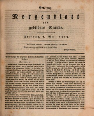 Morgenblatt für gebildete Stände Freitag 7. Mai 1819