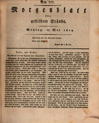 Morgenblatt für gebildete Stände Montag 17. Mai 1819