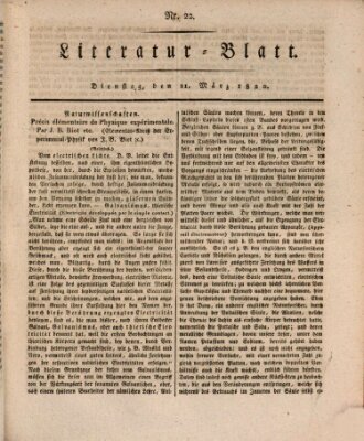 Morgenblatt für gebildete Stände Dienstag 21. März 1820