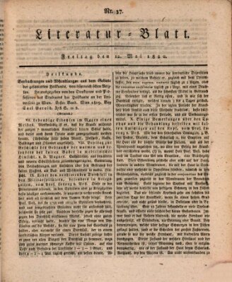 Morgenblatt für gebildete Stände Freitag 12. Mai 1820