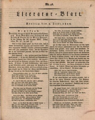 Morgenblatt für gebildete Stände Freitag 9. Juni 1820