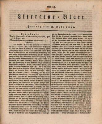 Morgenblatt für gebildete Stände Freitag 28. Juli 1820