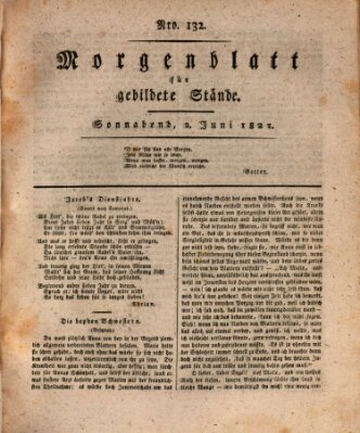 Morgenblatt für gebildete Stände Samstag 2. Juni 1821