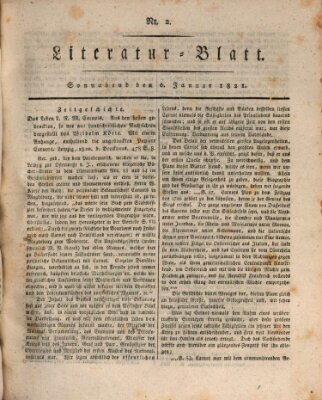 Morgenblatt für gebildete Stände Samstag 6. Januar 1821