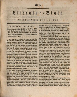 Morgenblatt für gebildete Stände Dienstag 9. Januar 1821