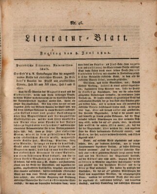 Morgenblatt für gebildete Stände Freitag 8. Juni 1821