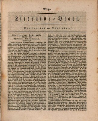 Morgenblatt für gebildete Stände Freitag 22. Juni 1821