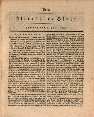 Morgenblatt für gebildete Stände Freitag 6. Juli 1821