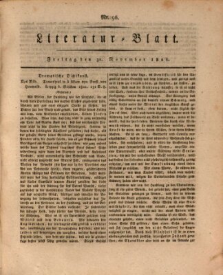 Morgenblatt für gebildete Stände Freitag 30. November 1821