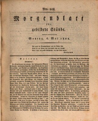 Morgenblatt für gebildete Stände Montag 6. Mai 1822