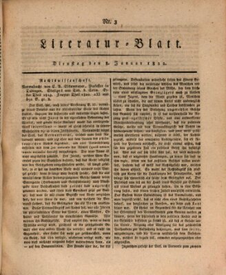 Morgenblatt für gebildete Stände Dienstag 8. Januar 1822