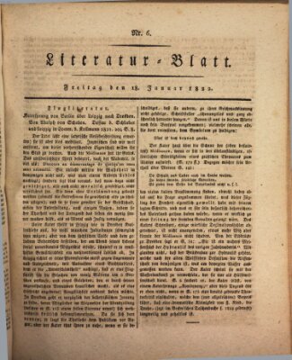 Morgenblatt für gebildete Stände Freitag 18. Januar 1822