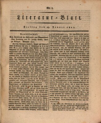 Morgenblatt für gebildete Stände Freitag 25. Januar 1822