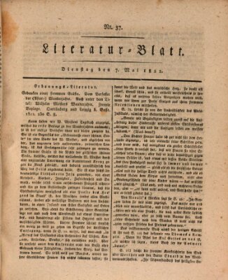 Morgenblatt für gebildete Stände Dienstag 7. Mai 1822