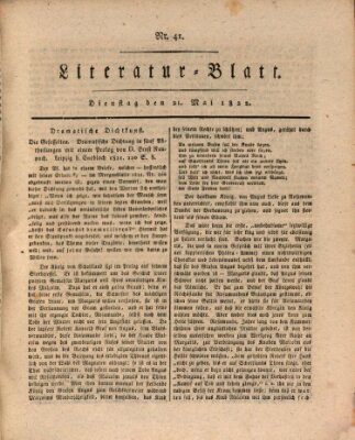 Morgenblatt für gebildete Stände Dienstag 21. Mai 1822