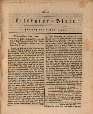 Morgenblatt für gebildete Stände Freitag 7. Juni 1822