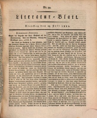 Morgenblatt für gebildete Stände Dienstag 23. Juli 1822