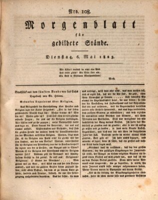 Morgenblatt für gebildete Stände Dienstag 6. Mai 1823