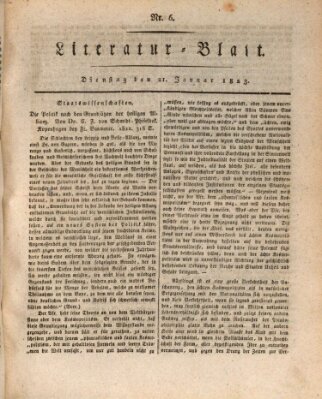 Morgenblatt für gebildete Stände Dienstag 21. Januar 1823