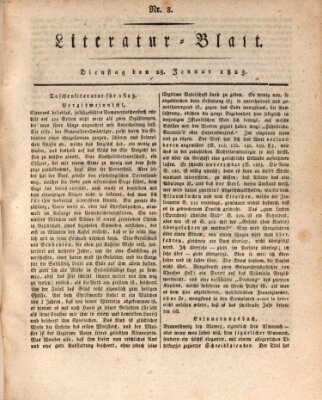 Morgenblatt für gebildete Stände Dienstag 28. Januar 1823