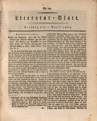 Morgenblatt für gebildete Stände Dienstag 1. April 1823