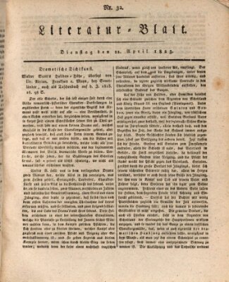 Morgenblatt für gebildete Stände Dienstag 22. April 1823