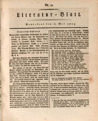 Morgenblatt für gebildete Stände Samstag 17. Mai 1823