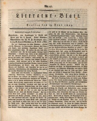 Morgenblatt für gebildete Stände Freitag 13. Juni 1823