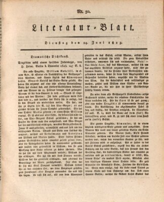 Morgenblatt für gebildete Stände Dienstag 24. Juni 1823