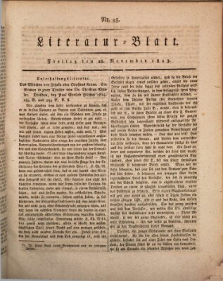 Morgenblatt für gebildete Stände Freitag 28. November 1823