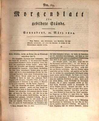 Morgenblatt für gebildete Stände Samstag 20. März 1824