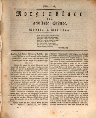 Morgenblatt für gebildete Stände Montag 3. Mai 1824