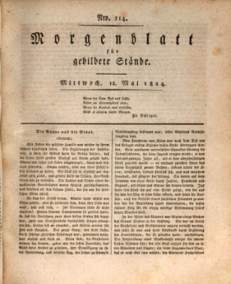 Morgenblatt für gebildete Stände Mittwoch 12. Mai 1824