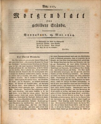 Morgenblatt für gebildete Stände Samstag 15. Mai 1824