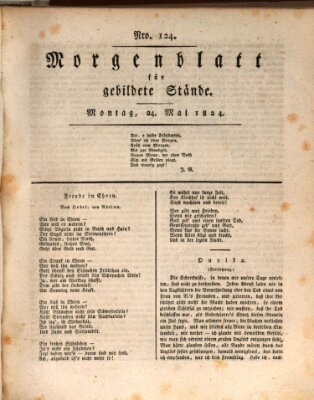 Morgenblatt für gebildete Stände Montag 24. Mai 1824