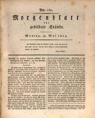 Morgenblatt für gebildete Stände Montag 31. Mai 1824