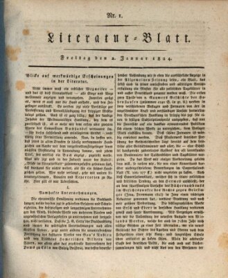 Morgenblatt für gebildete Stände Freitag 2. Januar 1824