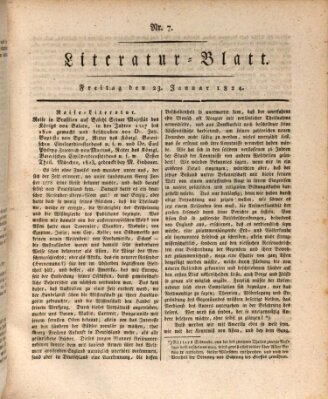 Morgenblatt für gebildete Stände Freitag 23. Januar 1824