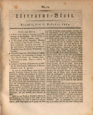 Morgenblatt für gebildete Stände Dienstag 17. Februar 1824