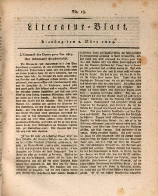 Morgenblatt für gebildete Stände Dienstag 2. März 1824