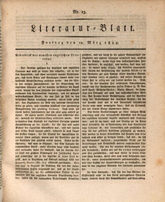 Morgenblatt für gebildete Stände Freitag 19. März 1824