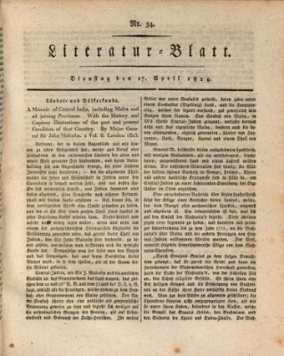 Morgenblatt für gebildete Stände Dienstag 27. April 1824