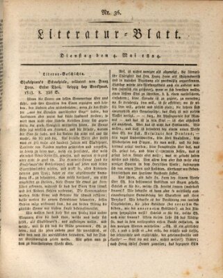 Morgenblatt für gebildete Stände Dienstag 4. Mai 1824