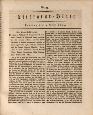 Morgenblatt für gebildete Stände Freitag 4. Juni 1824