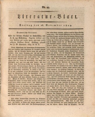 Morgenblatt für gebildete Stände Freitag 26. November 1824