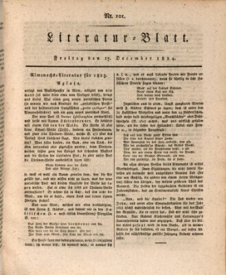 Morgenblatt für gebildete Stände Freitag 17. Dezember 1824